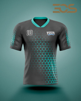 ﻿ Soccer Jersey 1000 series short sleeve Vector